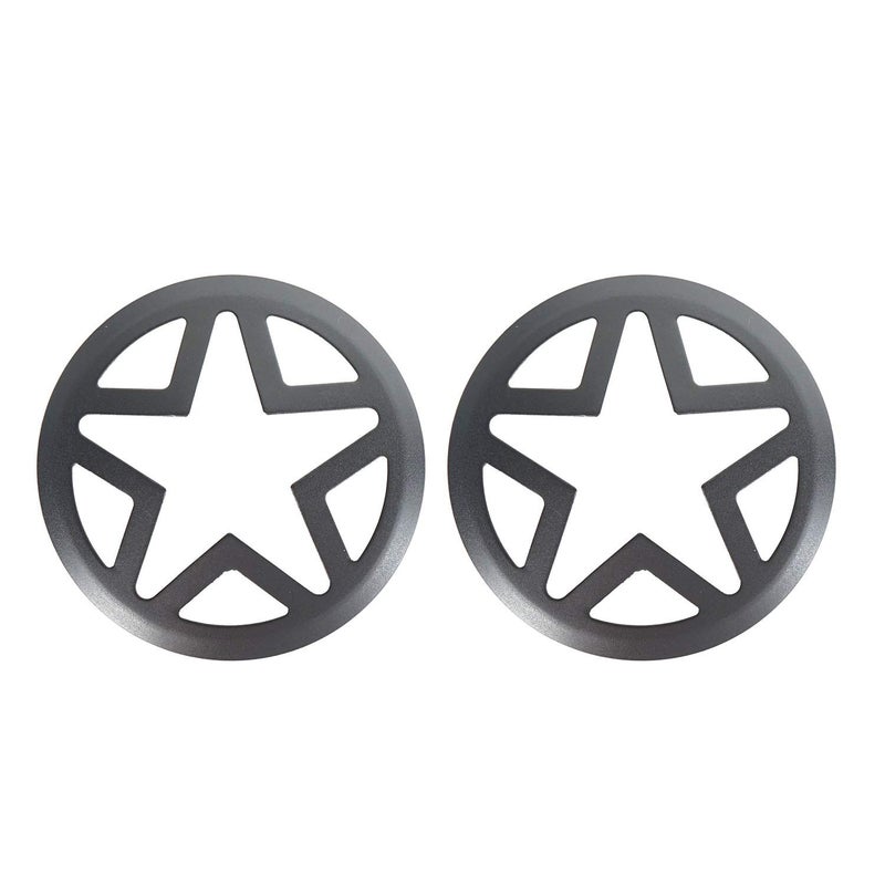Hooke Road JK Front Turn Signal Light Guard Cover Compatible with 2007-2018 Jeep Wrangler JK & Unlimited - Pair - Image 4
